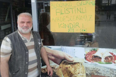 Sason Esnafı, Filistin İçin Günlük Gelirini Bağışlıyor