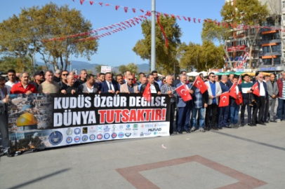 Bandırma'dan Filistin'e STK'lardan Güçlü Destek Mesajı