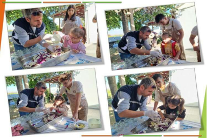 Silivri'de anaokulu öğrencileri tarımı öğrenilyor