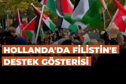 Lahey'de Gazze İçin Büyük Dayanışma Yürüyüşü