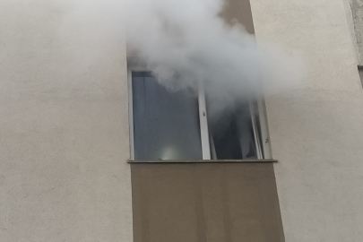 Günaydın Mahallesi Kırmızı Apartmanında Yangın