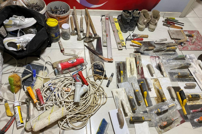Bandırma'da İnşaat Hırsızı Malzemelerle Yakalandı