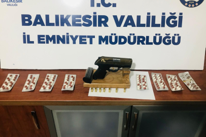 Bandırmada Uyuşturucu ve Silah Ele Geçirildi Şüpheli Tutuklandı