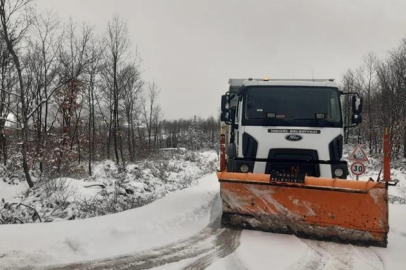 Bursa İnegöl'de 24 Saatte 925 km kar temizleme çalışması yapıldı