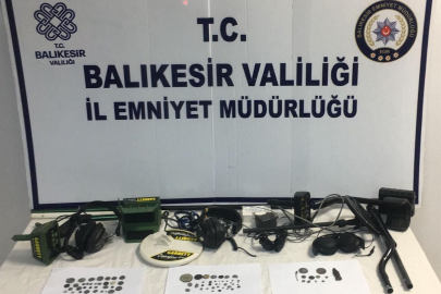 Balıkesir’de Tarihi Eser Kaçakçılığı Operasyonu