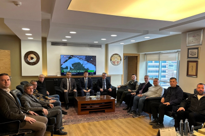 Edirne'de Ziraat Bankası yetkililerinin Keşan TSO ziyareti