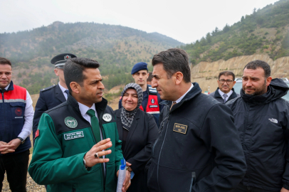 Vali Aygöl'den Samrı Barajı’na yakın mercek