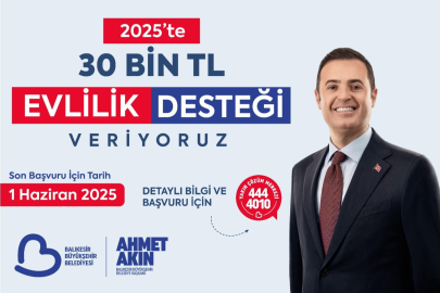 Başkan Akın’dan Yeni Evlilere 30 Bin TL Destek Müjdesi