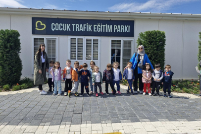 Minik Öğrenciler Trafik Kurallarını Uygulamalı Öğrendi