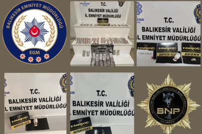 BALIKESİR’DE UYUŞTURUCU OPERASYONU: 10 GÖZALTI, 4 TUTUKLAMA