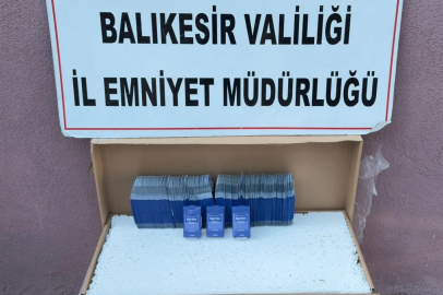 Bigadiç’te Kaçak Makaron Operasyonu