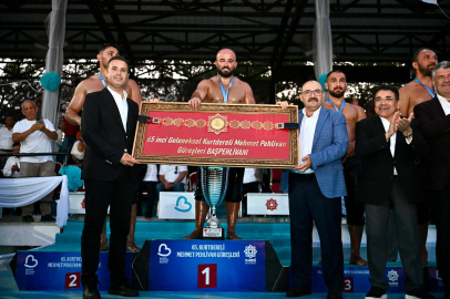 Kurtdereli Güreşlerinde Orhan Okulu Altın Kemer'in Sahibi Oldu