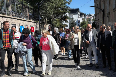 Kayseri Talas'ta Finlandiya heyetine tarihi gezi