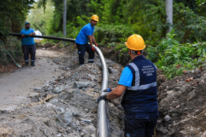 Sakarya'da Sapanca’nın dev altyapı güçlendirme projesi devam ediyor