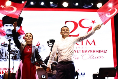 Cumhuriyet coşkusu Denizli’yi sardı