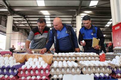 Konya Meram'da Zabıta'dan semt pazarlarına sıkı takip