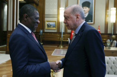 Erdoğan, Mashatile'yi Külliye'de kabul etti