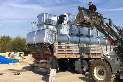 Yenimuhacir'e TBB'den 20 hibe çöp konteyneri