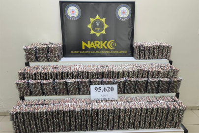 Burhaniye'de Tek Seferde 95 Binden Fazla Sentetik Hap Ele Geçirildi