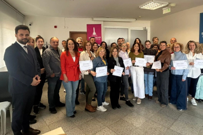 İzmir Meslek Fabrikası’nda sertifika sevinci