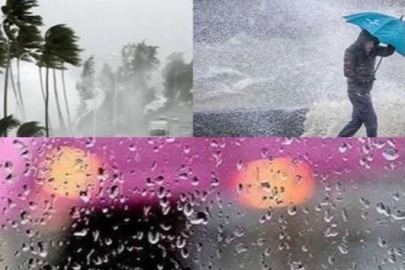 Çok sayıda il için kuvvetli yağış ve rüzgar uyarısı