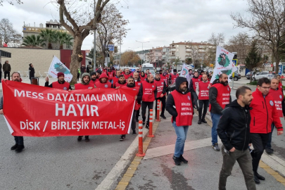 Metal işçisi Mudanya’da alanlara çıktı