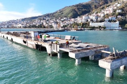 Ordu'da Altınordu rıhtımı yeniden canlanıyor