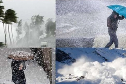 Meteoroloji’den kuvvetli kar ve fırtına uyarısı