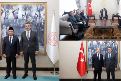 Üç ülkenin Ankara büyükelçileri MEB'de