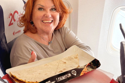 Mangal Lahmacun'a uçak yolcularından büyük ilgi