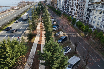 Trabzon'da Sürmene bisiklet yolu hizmete açıldı
