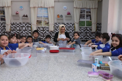 KAYMEK'ten minik şeflere 'tatlı' atölye