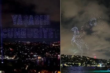 İstanbul Boğazı'nda Muhteşem 100. Yıl Gösterisi