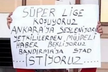 Süper Lig Yolunda Bandırma'dan Ankara'ya Stadyum Çağrısı!